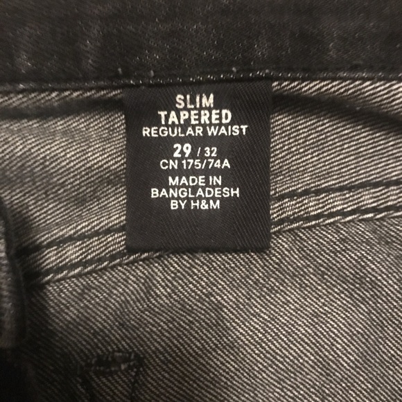 Black Jeans Slim Knee Blowout ripped - Picture 4 of 4